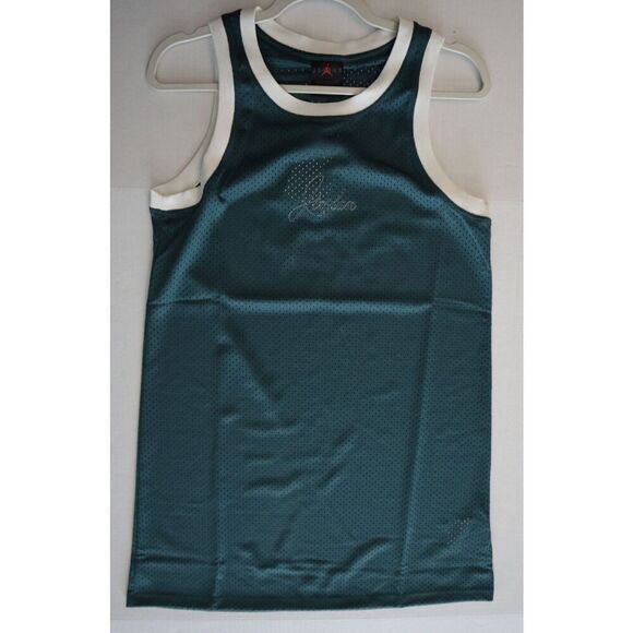 Nike Air Jordan HJ6368-366 Women's Sz XS Green Heritage Jumpman Jersey Dress - Picture 12 of 13